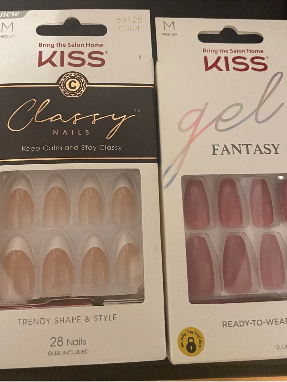 Kiss Press-On Nail Duo — Nude & Dusty Pink Sets